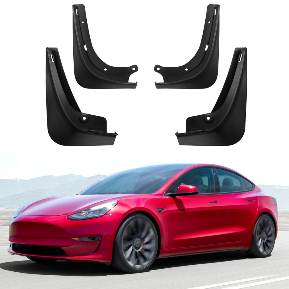 Mud Flap for Tesla Model 3 2016-2023, 4-Piece