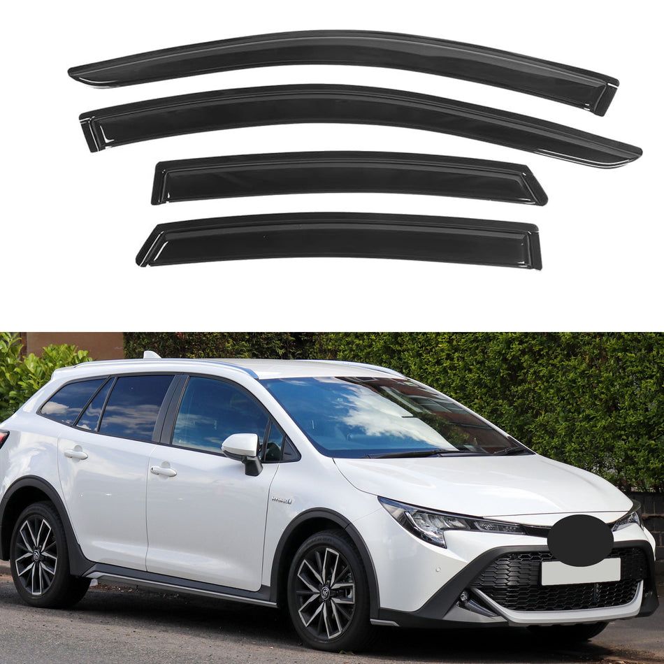 Window Visors for Toyota Corolla Sedan 2019-2024 (Excludes Hatchback), 4-Piece