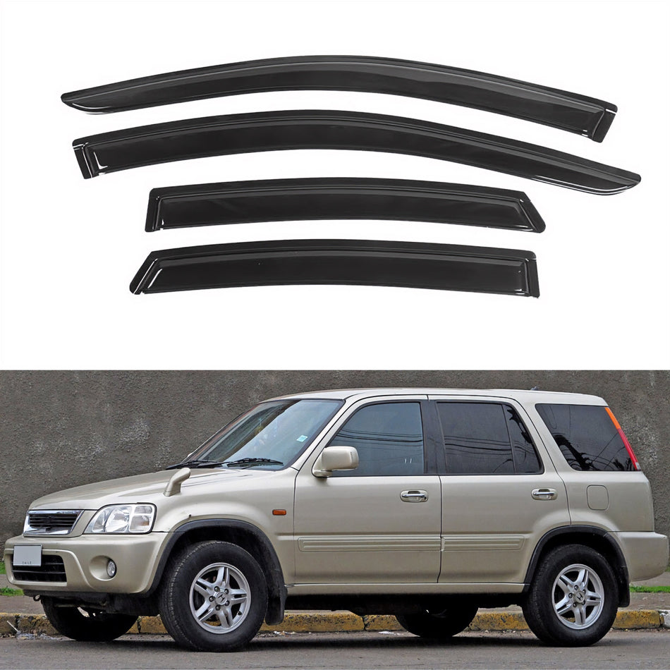 Window Visors for Honda CR-V 1997-2001, 4 Pieces