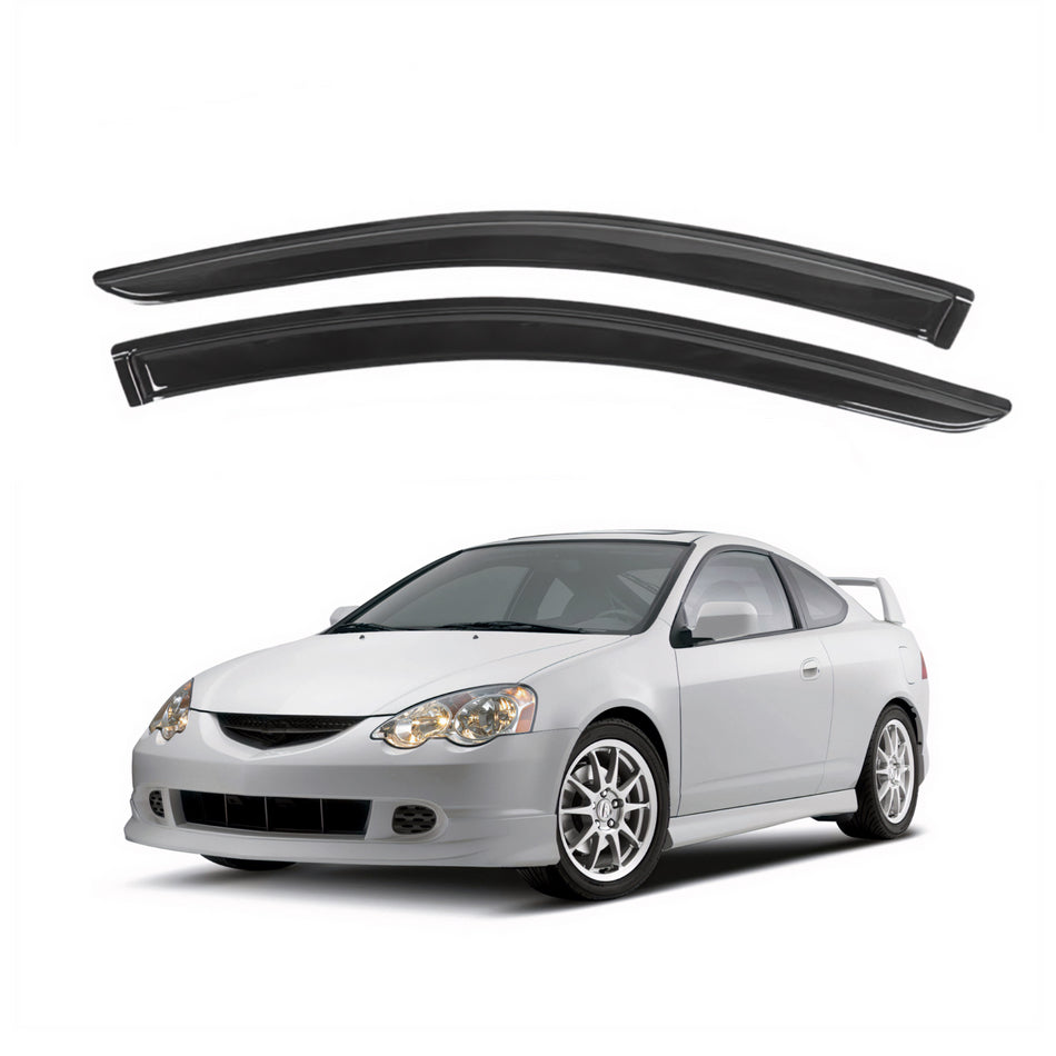 Side Window Deflectors for Acura RSX 2002-2006, 2-Piece