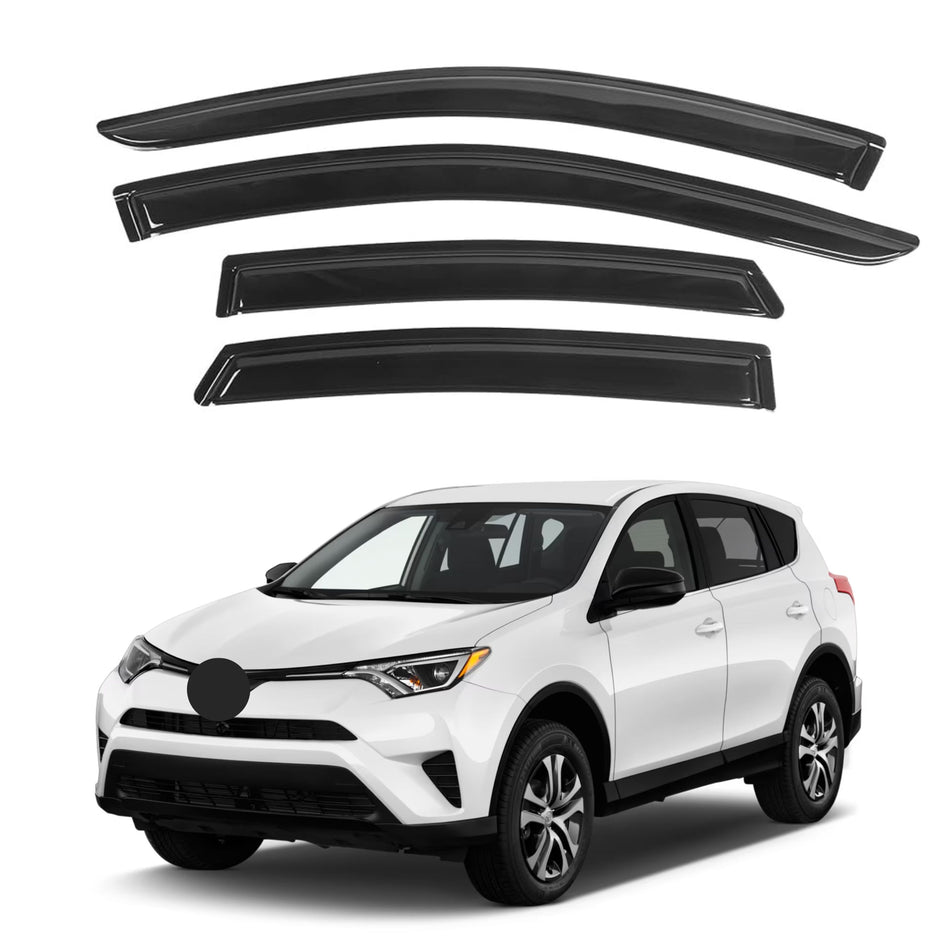 Window Visors for Toyota Rav4 2013-2018, 4-Piece