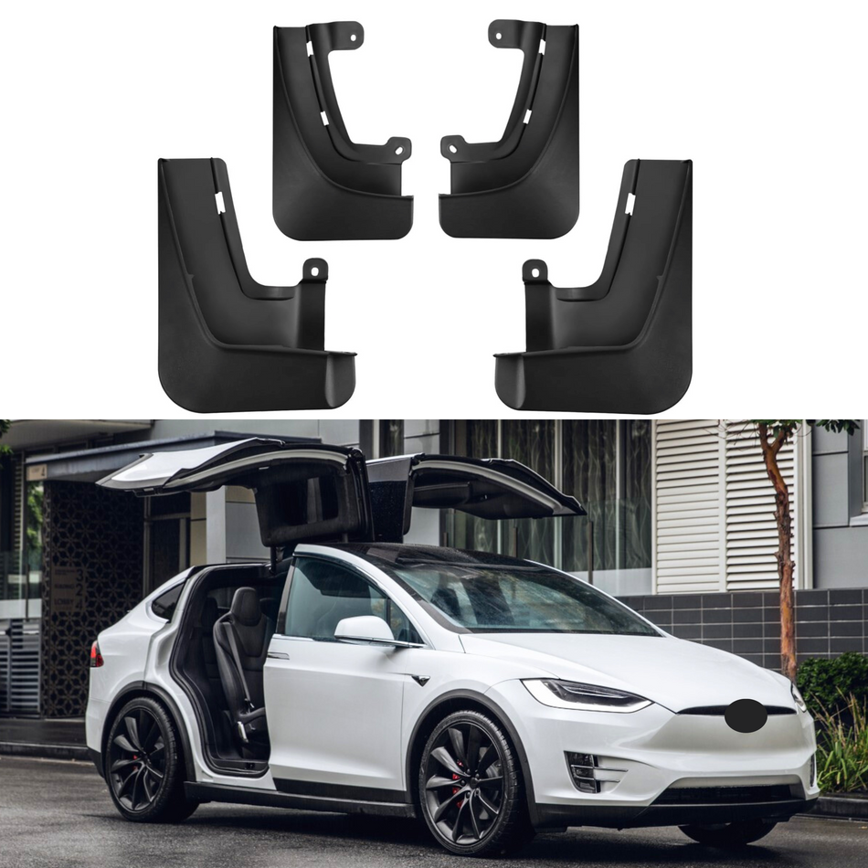 Mud Flap for Tesla Model X 5Passenger 2016-2021, 4-Piece