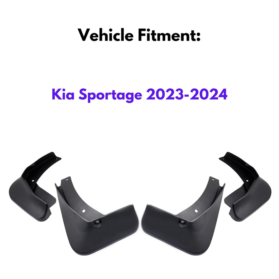 Mud Flap for Kia Sportage 2023-2024, 4-Piece