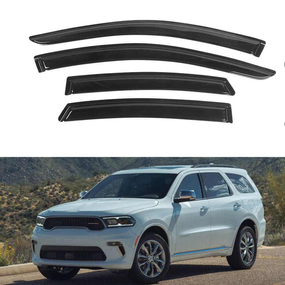 Window Visors for Dodge Durango 2011-2024, 4-Piece